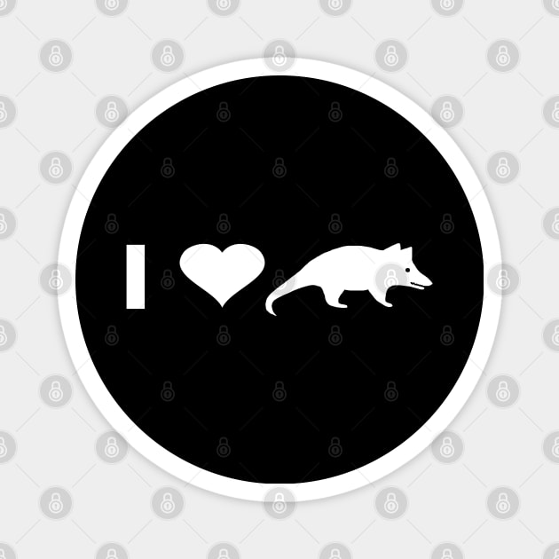 I love possums animal lover gift idea Magnet by FindYourFavouriteDesign